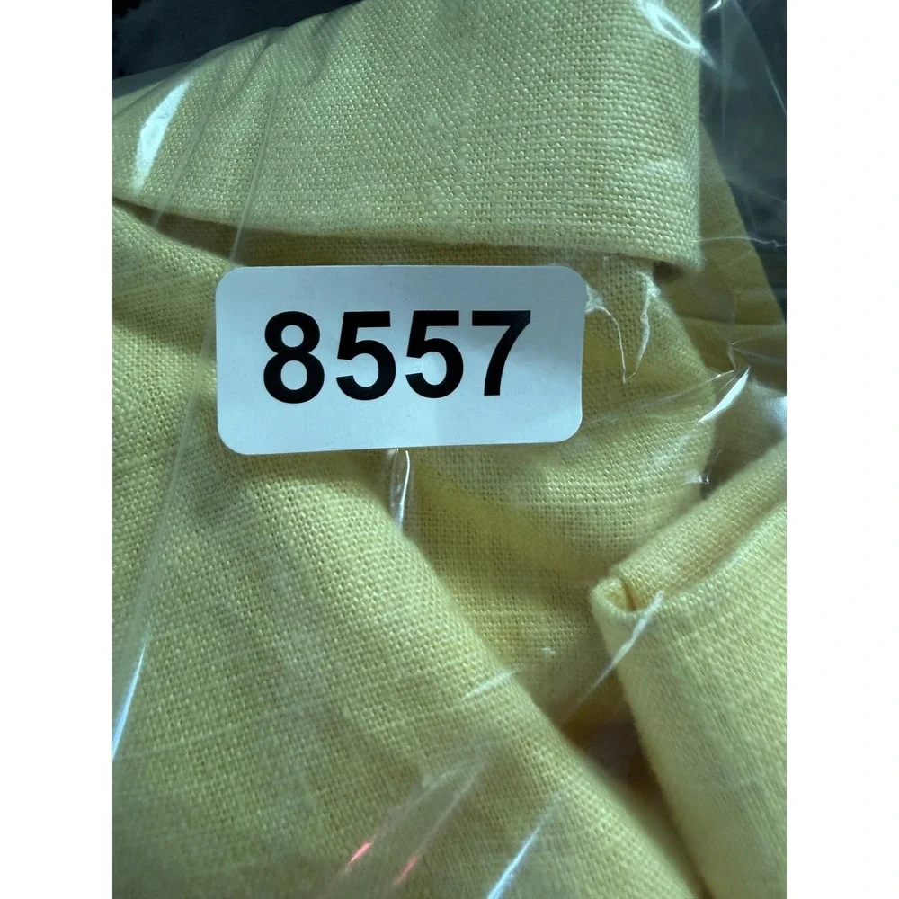 John Blair Blazer Sport Coat Mens 42R Yellow Linen Blend Summer Casual Jacket